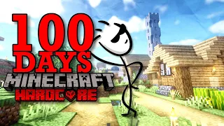 I Survived 100 DAYS in Minecraft Hardcore!  - And This is what happened...