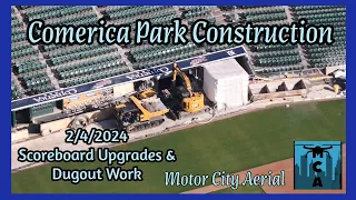 Comerica Park Transformation: Detroit's Baseball Jewel Evolves 🚁 | Drone Construction Update