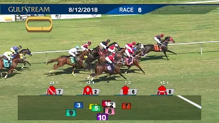 Gulfstream Park Carrera 8 - 12 de Agosto 2018