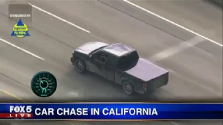Car chase in California
