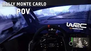 WRC Generations | Monte Carlo POV | Hyundai i20 N Rally 1 | La Bollene-Vesubie