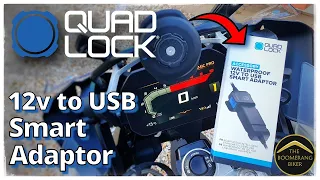 Quad Lock 12v to USB Smart Adaptor - Unbox & Install - BMW R1250 GS Adventure