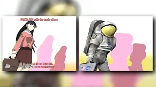 Azumadden Daeiou Comparison (to Azumanga Daioh OP - Sora Mimi Cake)