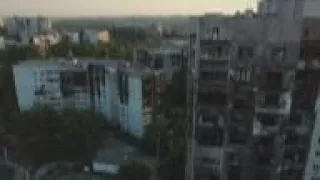 Few remain in the massive Saltivka residential area