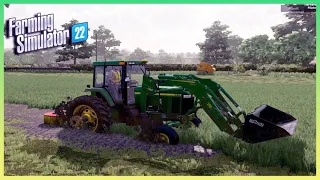 TRACTOR GETS STUCK IN THE MUD AGAIN! - FS22