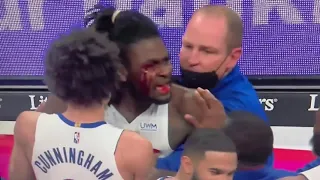 #shorts  LeBron James Gets EJECTED After Fight With Pistons' Isaiah Stewart