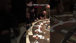 Dana White Loses His Patience With Adin Ross On Blackjack! #danawhite #adinross #blackjack #gambling