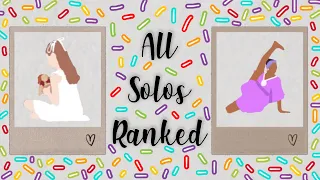 Every dance moms solo ranked