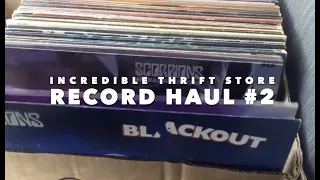 Incredible Thrift Store Record Haul #2- Vinyl Records from thrift store/ goodwill.