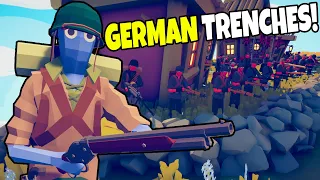 Can US ARMY Invade German TRENCHES!? - TABS: World War 2 Mod