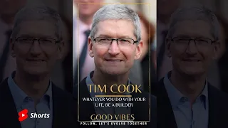 Tim Cook Speech | Whatever You Do With Your Life, Be A Builder #shorts