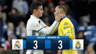 Real Madrid 3-3 Las Palmas HD 1080i Full Match Highlights (26/02/17)