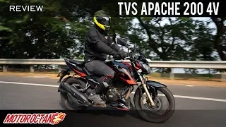 2019 TVS Apache RTR 200 4V Race Edition 2.0 ABS Review | Hindi | MotorOctane