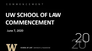 UW Law School Commencement