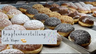 Krapfenherstellung Cafe Wagner