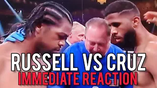 (LIVE) Gary Antuanne Russell vs Kent Cruz Immediate Reaction