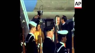 SYND 5-4-73 PRESIDENT THIEU ARRIVES IN WASHINGTON, MET BY SPIRO AGNEW