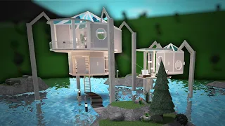 building an ISLAND HOUSE in bloxburg