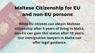 How to obtain citizenship in Malta