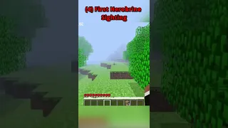 6 Times Herobrine Got Caught On Camera!! #minecraft