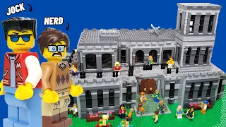 I built an ENTIRE High School in Lego... But it has a DARK SECRET