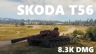 SKODA T56 and he atacks again 8.3K DMG - world of tanks complete 4K