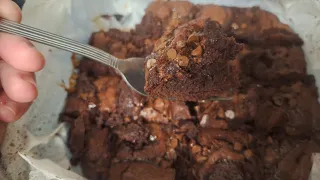 Fudgy Chocolate Brownies Recipe / EASY PANTRY MIX... (Best Brownie Mix EVER!) /Valerie Dison