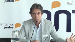 Guillermo Varela en el lanzamiento del Media Lab