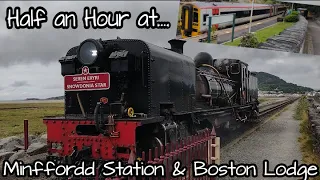 Half an Hour at (400) - Minffordd Station and Boston Lodge Works 26.08.2022 - Ffestiniog Railway