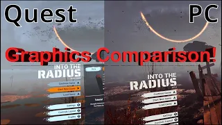 PCVR vs Meta Quest 2 Graphics Comparison! Into the Radius VR