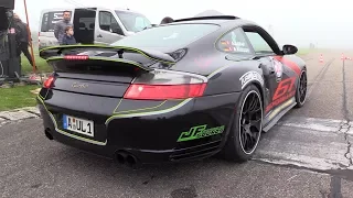 980HP Modified Porsche 996 Turbo 61-Performance - REVS & DRAG RACING!