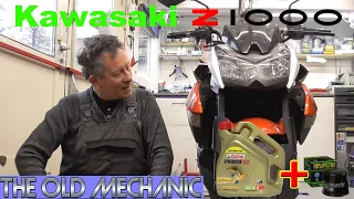 KAWASAKI Z1000 [2010]  OIL AND OILFILTER CHANGE / DO-IT-YOURSELF   With HINTS & TIPS.  👨‍🔧---🏍