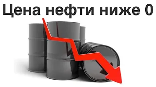 Цена нефти стала отрицательной впервые в истории