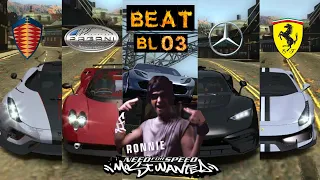 Beat Ronnie By Legendary Car | Blacklist#3 | Ronald Mccrea | NFS MW 2005 full gameplay Walkthrough