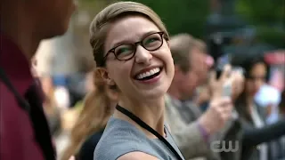 Supergirl 4x01 Supergirl saves the day, attends Presidential Speech