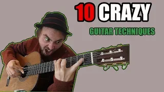 10 CRAZY Guitar Techniques (...and I even SLAP)