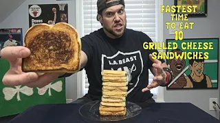 Fastest Time To Eat 10 Grilled Cheese Sandwiches