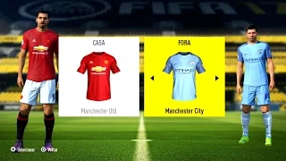 FIFA 17 Gameplay PS3/X360 - MANCHESTER UNITED vs MANCHESTER CITY (OLD GEN))