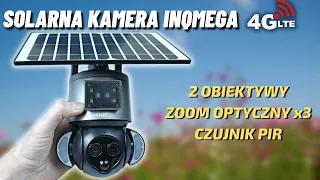 TEST - SOLAR ROTARY CAMERA INQMEGA 4G LTE for SIM card ZOOM PIR - built-in battery accumulator