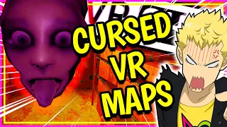 Coward E-Boy plays Cursed HORROR maps in VRCHAT | VR Funny Moments