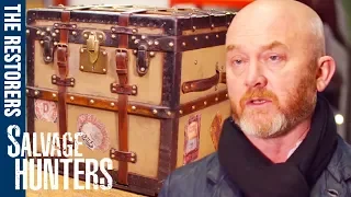 Carefully Restoring A Louis Vuitton Trunk From The 1900's | Salvage Hunters: The Restorers