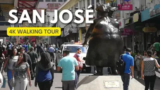 San José, Costa Rica 🇨🇷 - Avenida Central - 4K Walking Tour