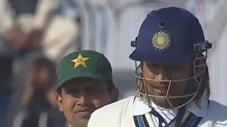 M.S Dhoni - First Test Century - 148 vs Pakistan 2nd Test 2006 @ Faisalabad