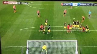 Srna Freekick Goal Donezk-Dortmund 13.02.13