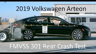 2019-2020 Volkswagen Arteon FMVSS 301 Rear Crash Test (50 Mph)