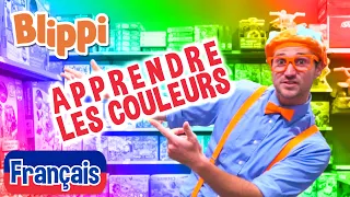 Blippi en français - Apprends les couleurs dans un magasin | Vidéos éducatives pour les enfants