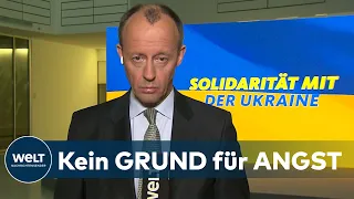 CDU-CHEF: Friedrich Merz - "Machen uns große Sorgen um eine Eskalation des Konfliktes | WELT Talk