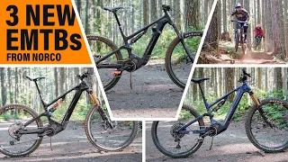 New 2022 Norco VLT eMTB Line. We ride the new Norco Range VLT, Sight VLT and Fluid VLT eBikes.