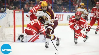 Minnesota vs. Boston U: 2023 NCAA Frozen Four semifinal highlights