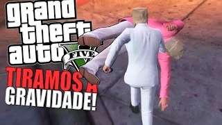 Gravidade Zero (BUG) - GTA 5 Online Momentos Engraçados